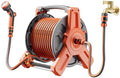 100FT Water Hose with Reel & Holder for Balcony & Patio by Flonexa