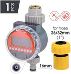 NURII Solar Powered Ball Valve Garden Digital Water Timer, Programmable Hose Sprinkler Controller Waterproof Auto Irrigation (Size : Type E) - Image 2