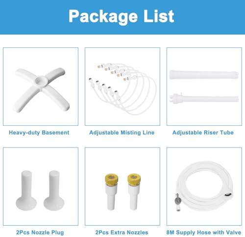POCKET PANDA Misters for Outside Patio, Standing Misting Cooling System - Image 7