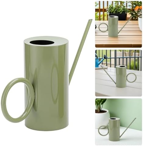Stainless Steel Watering Can and Generous Capacity 51oz Long Spout Metal Watering Can with Stylish Design for Indoor and Outdoor Plants for Succulents and Orchids in Garden - Image 7