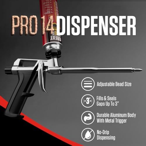 Great Stuff Pro 14 Foam Dispensing Gun, Silver - Image 4