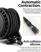 Retractable Air Hose Reel, 1/4" x 23Ft Hybrid Polymer Hose,450 PSI Max - Image 2