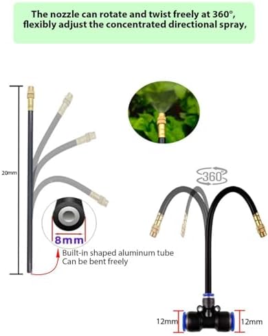 360° Adjustable Drip Irrigation Sprinkler Kit – Garden Watering System - Image 5