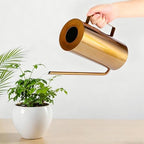 1.5L/50.7oz Watering Can with Long Spout, Stainless Steel Indoor Planter - Image 3
