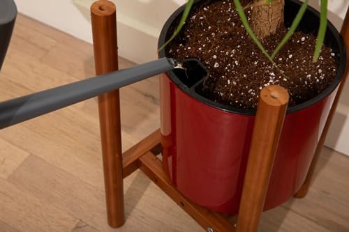 rePotme 8 inch Self Watering Plant Pot for Indoor Plants, African Violets, Succulents, The Aqua Core Collection (Ruby Red) - Image 6