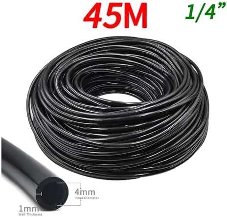 Ship accessories 5-100m Garden Watering Hose 4/7mm PVC Micro Irrigation Pipe Drip Irrigation Tubing Sprinkler 1/4'' Lawn Balcony Greenhouse Irrigation accessories(A-45M) - Image 2