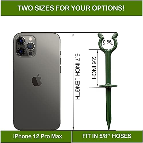Garden Hose Holder Stake Set of 36 - Durable Plastic fits 5/8 inch Hose Guides for Lawn,Yard & Plant Care, Soaker Hose Support, Kink-Free Watering (Fits 5/8” Hoses) - Image 5