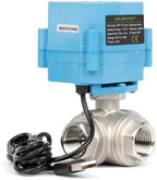 U.S. Solid 1/2 inch NPT WiFi Smart Motorized Ball Valve, NSF Certified Stainless Steel 3-Way 4-Position Electric Valve for Drinking Water, HVAC, Solar Bypass; USB Powered with LED Flow Window - Image 3