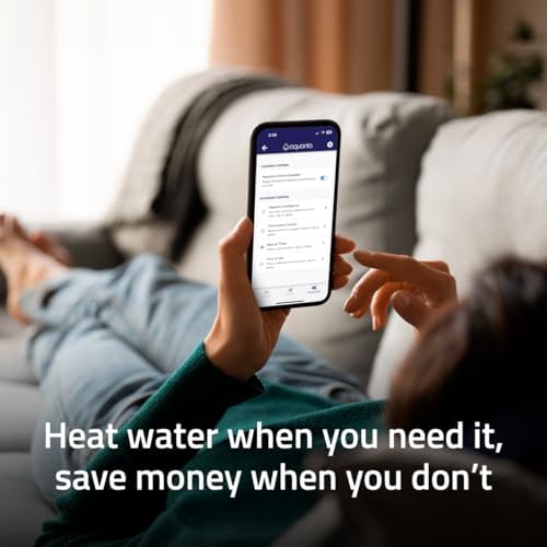 Digital Water Heater Timer. WiFi Smart Water Heater Controller. Reduce Electricity Waste. Installs in Minutes, No Plumbing Required. for Electric Water Heater, Leak Sensor Included - Image 3