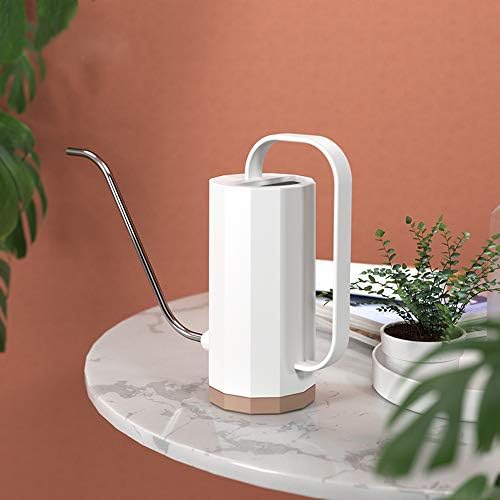 Fashion Long Spout Watering Can for Indoor Outdoor Plants 1.8L Watering Pot (White) - Image 3