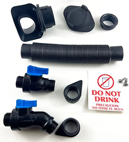 Rain Barrel Kit EarthMinded 2x3 Downspouts by Aquabarrel
