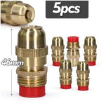 1/2 20mm Brass Sprinkler Nozzle Adjustable Flow Irrigation Sprayer Misting Watering Build-in Filter(1/2 inch 5pcs) - Image 2
