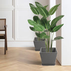 Kozyard 4Packs Taper Planter Indoor Outdoor Plant Pots - Image 2