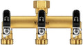 3-Way Garden Hose Splitter, Heavy-Duty Brass, 3/4" GHT, Black by Yayamz