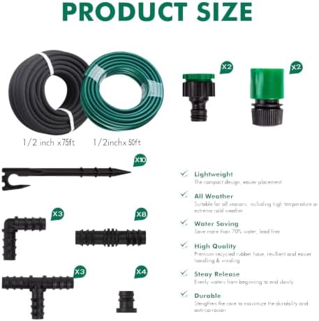 Customized Water Saving Soaker Hose System for Outdoor Plants - Image 2