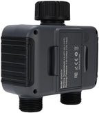 2 Zone Programmable Water Timer with Rain Delay Manual Auto Modes LED Display IPX5 for Lawn Garden Irrigation Hose Timer - Image 7