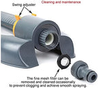 Rotating Water Sprinkler System Automatic Garden Sprinklers Watering Lawn Turbo Oscillating Irrigation Tool Rotary Nozzle Landscape Gardening (Color : White) - Image 3