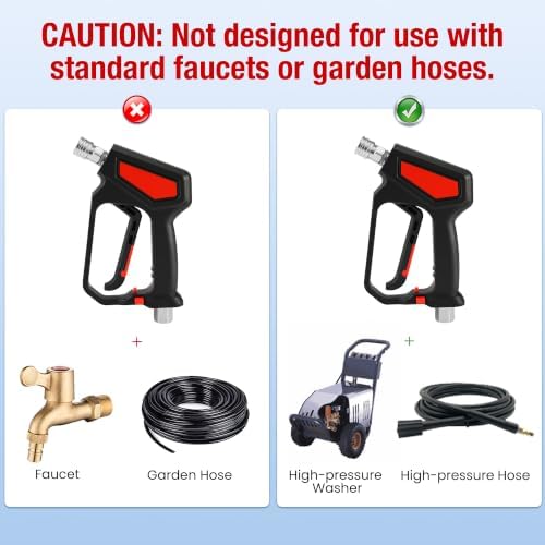 Lichamp Short Pressure Washer Gun, 5000 PSI - Image 7
