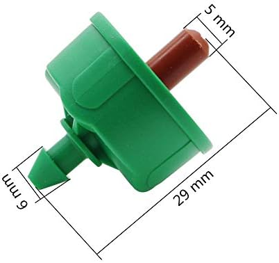 Spray Water Connection 100 Sets Garden Pressure Current Regulator L/4L/8L Steady Flow Dripper With 3/5mm 4-way Hose Splitters Irrigation Device (Color : 8L) - Image 2