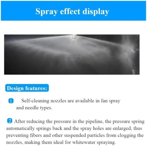 M27*1.5 3/4 Self-cleaning Fan-shaped Nozzle Stainless Steel High Pressure Anti-clogging Water Spray(M27 1.5 male) - Image 6