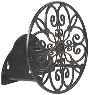 Liberty Garden Products 670 Wall Mounted Decorative Hose Butler, Holds 125-Feet of , Black - Image 2