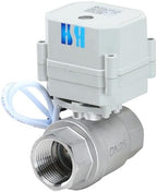 1 inch DN25 NPT 2 Way 110-220VAC 4 Wires Stainless Steel 304 Electrical On/Off Motorized Ball Valve - Image 2