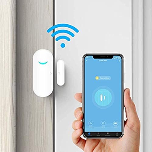 4-Pack Smart Door/Window Sensor: WiFi Alarm, Wireless Alerts, Compatible with Alexa/Google Assistant - Image 4