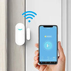 4-Pack Smart Door/Window Sensor: WiFi Alarm, Wireless Alerts, Compatible with Alexa/Google Assistant - Image 4
