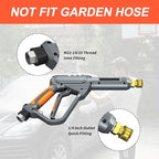Pressure Washer Hose and Gun 3600 PSI, 50 FT Power Washer Hose - Image 7