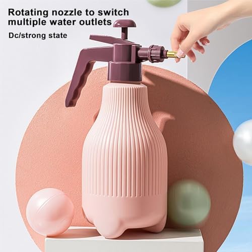 Watering Can Flower Plant Spray Bottle for Plants Mister Spray Bottle Water SprayerPressure Sprayer Bottle for Yard Garden Watering Tool(Pink) - Image 5