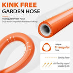 SPECILITE Heavy Duty Garden Hose 100ft x 5/8" for Hot Cold Water - Image 2
