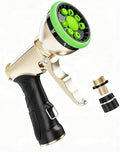 Garden Hose Nozzle, Heavy Duty Metal 9 Spray Patterns High Pressure Hose Sprayer by Unknown