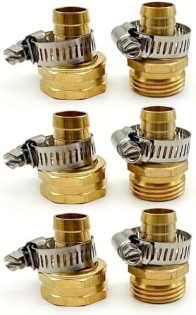 6pcs US Standard Garden Hose 5-Point Repair Connector - Image 2
