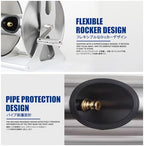 Retractable Hose Winder Set，Stainless Steel Garden Hose Reel Cart Hanger，Suitable for Outdoor Gardens, Courtyards, Lawns, Farms, and Terraces, Easy to Install.(35m) - Image 5