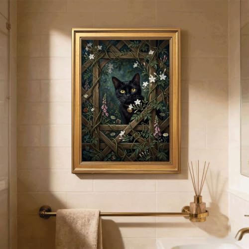 Gold Vintage Framed Stone Stack Wall Art, Impressionist Still Life Print - Image 5