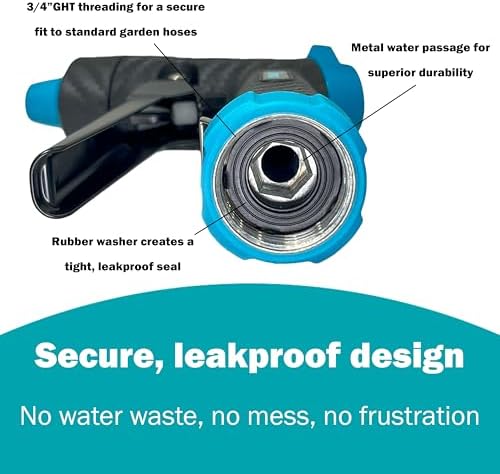 Gilmour Adjustable Front Control Hose Nozzle with Swivel Connect - Image 6