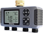 Insoma 4-Zone Water Timer with Brass Inlet, Automatic Garden Hose Timer with Manual/Rain Delay & Large Display, IPX5 Waterproof Faucet Timers for Sprinkler System, Yard, Lawn, Greenhouse by Insoma