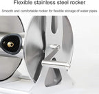 Outdoor Hose Holder Storage, Portable/Wall Hose Reel Set, Heavy Duty Garden Hose Reel with Flexible 2/1"" PVC Rubber Hose, Home Hose Storage Solution (Color : 30m) - Image 3