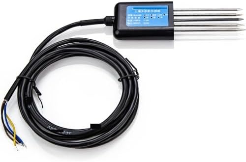 RS485 Standard Modbus-RTU Protocol Five-pin Soil Sensor,Soil Electrical Conductivity (EC Value), Temperature, Moisture, pH Value(3-9PH) - Image 2