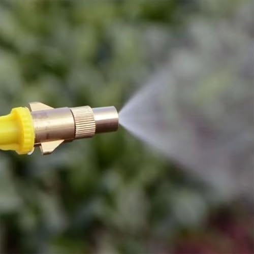Adjustable Garden Hose Nozzle Sprayer, Elbow and Straight for Easy Watering Brass Aircraft Nozzle 5pc - Image 7