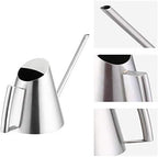 Fdit Stainless Steel Watering Can, 900ml, Long Spout, Brushed Finish, Indoor House Plants, Silver, 10.24x6.69x5 Inch - Image 7