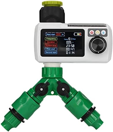 Solar Powered Irrigation Timer with Rain Sensor for Garden Patio Balcony by Fdit