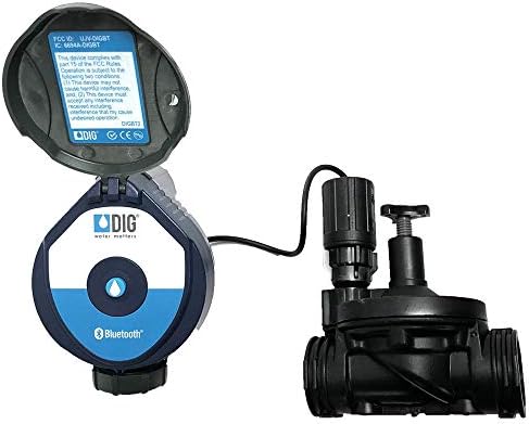 DIG 410BT-100 Battery Powered Bluetooth Controller w/ 1" in-Line Valve by DIGCorp%7CDripIrrigation%E2%80%93MicroIrrigation