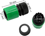 Hose Connector Adapter Y-shaped Garden Irrigation Type Three-way Diverter 3/4" External Thread, 1/2 Inch Hose Connector, With 1 Set Of 4mm / 8mm Hose Connector (Color : Type 1) - Image 6