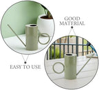 Yardwe Stainless Steel Long Neck Watering Can 51oz Lightweight Indoor Metal Watering Can for Flowers and Vegetables Stylish Design for Indoor Gardening - Image 3