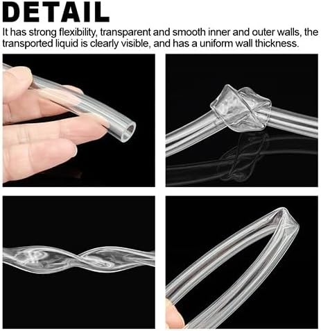 1m PVC Plastic Hoses, for Water Pump Tube Aquarium Tubing Irrigation Pipe Transparent Lab Hose Parts(50x57mm) - Image 4
