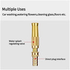1pcs Garden Irrigation Spray Gun Adjustable Brass Sprinkler Garden Hose Nozzle Car Wash Lawn Watering Water Gun Gardening Tools(02) - Image 6