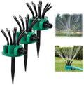 360 Degree Multi-Directional Lawn Sprinkler with Flexible Nozzles - Adjustable Spray for Garden Irrigation & Customizable Yard Watering System, Spike Base (3PCS) by SEPSUMMER
