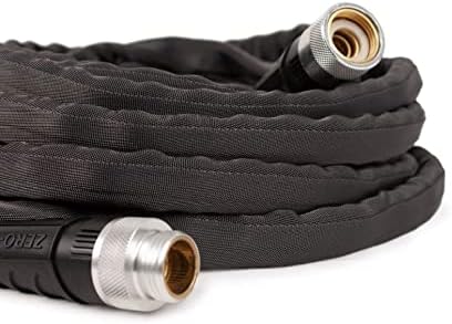 zero-G Lightweight, Ultra Flexible, Durable, Kink-Free Garden Hose, 5/8-Inch by 100-Feet,Black (5/8" x 50' 2 Pack) - Image 7