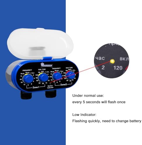 Dual Outlet Water Timer Irrigation Controller System - Image 6